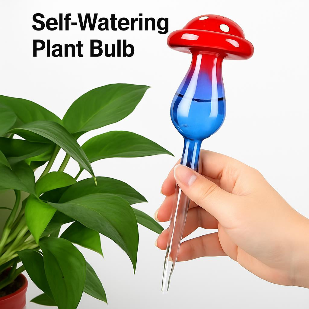 Tulip-Shaped Self-Watering Plant Bulb - Pink, Water-Saving, Eco-Friendly