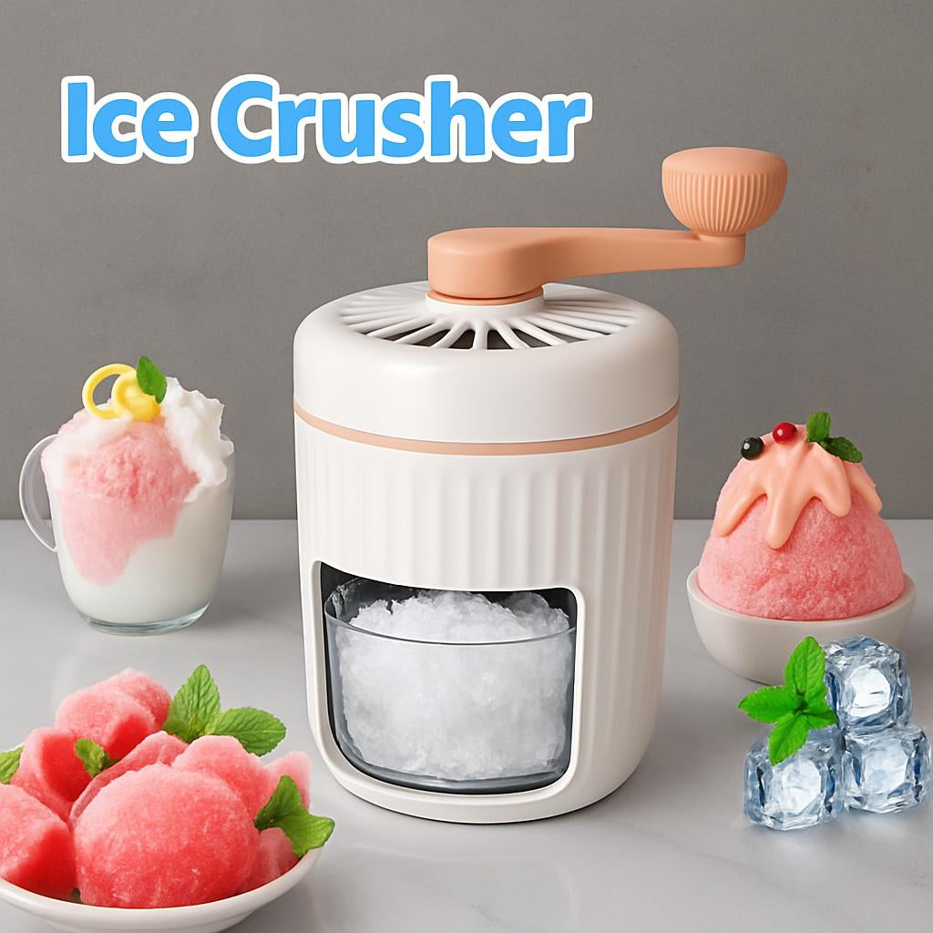 Eco-Friendly Manual Ice Crusher with Hand Crank