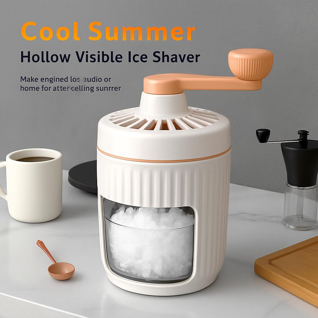 Hand Cranked Ice Shaving Machine for Smoothies