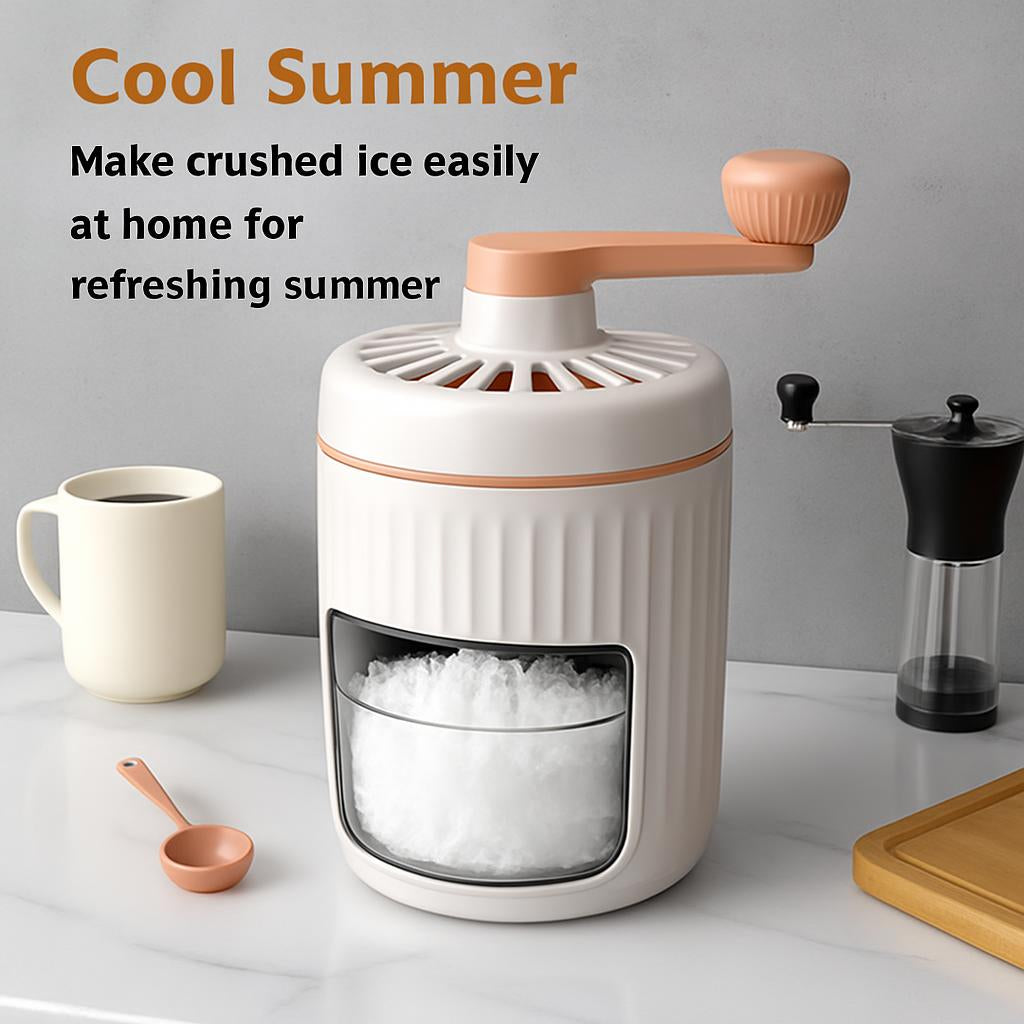 Hand Cranked Ice Shaving Machine for Smoothies