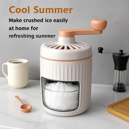 Hand Cranked Ice Shaving Machine for Smoothies