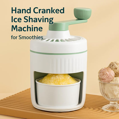 Hand Cranked Ice Shaving Machine for Smoothies