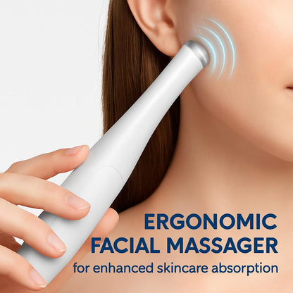 Ergonomic Facial Massager for Enhanced Skincare Absorption