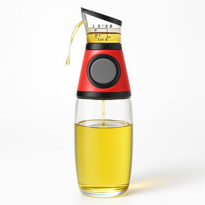 Eco-Friendly 500ml Glass Oil Dispenser for Kitchen