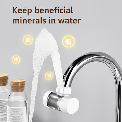 Splash Proof Water Filter Booster Faucet Filter