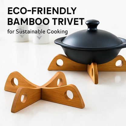 Eco-Friendly Bamboo Trivet for Sustainable Cooking