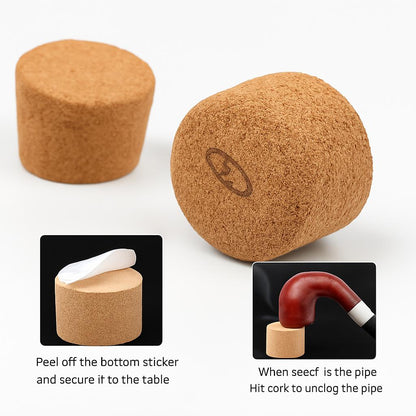 Eco-Friendly Cork Pipe Accessory for Safe Smoking