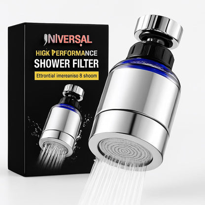 Rotating Head Faucet Filter for Healthier Skin & Hair