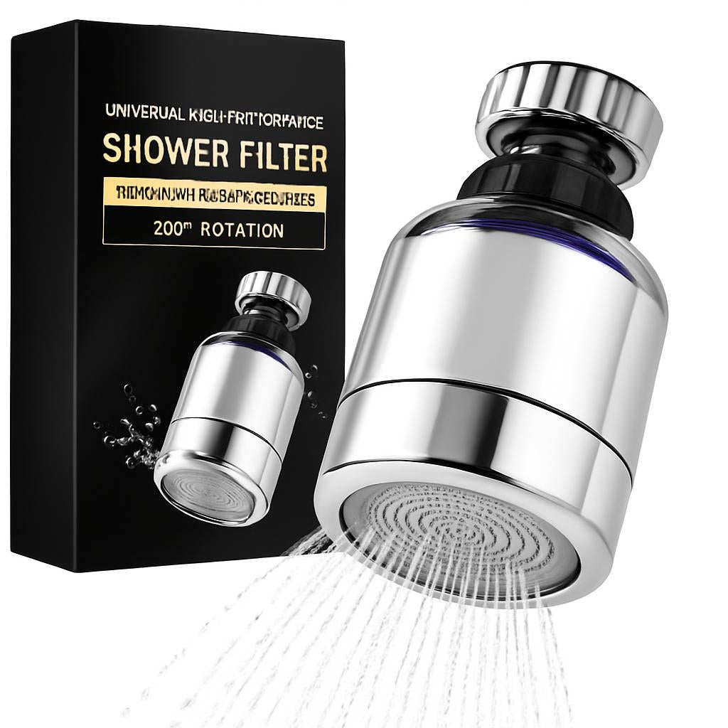 Rotating Head Faucet Filter for Healthier Skin & Hair