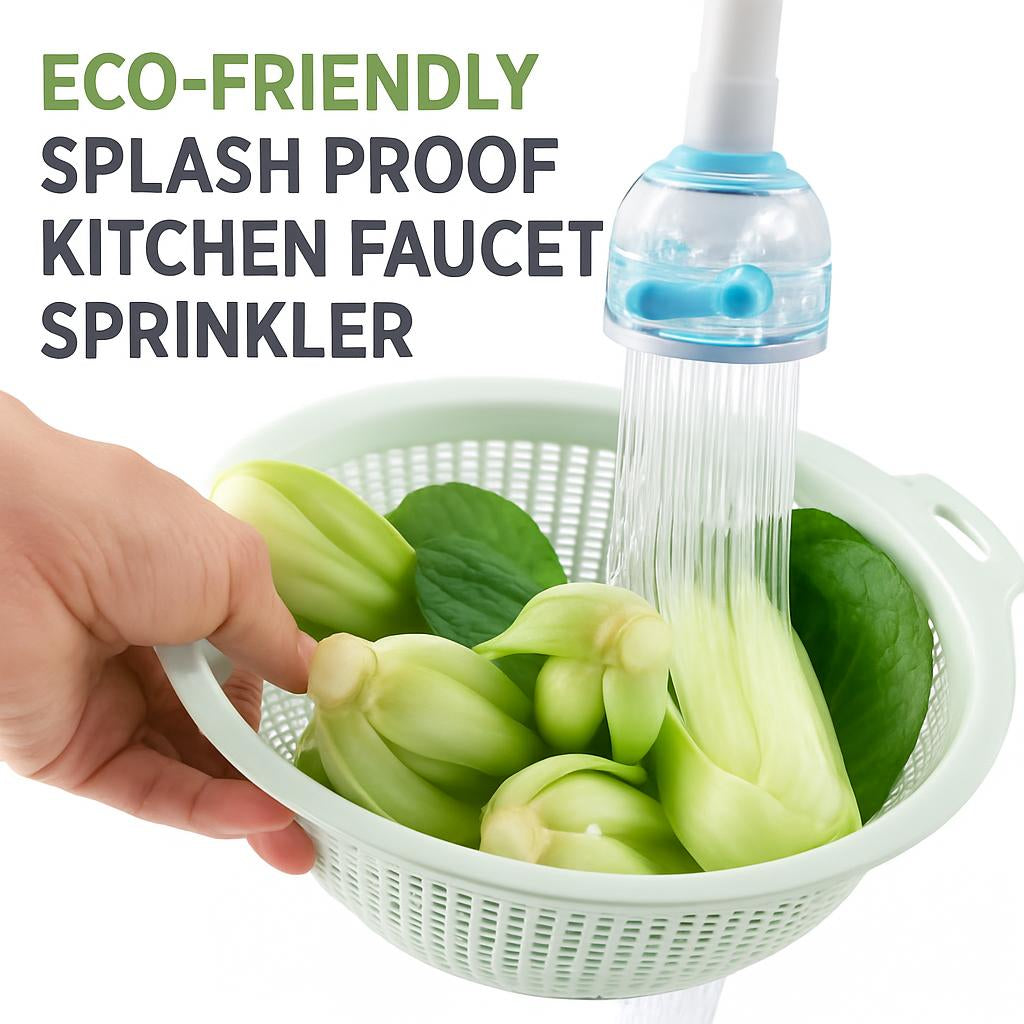 Eco-Friendly Splash Proof Kitchen Faucet Sprinkler