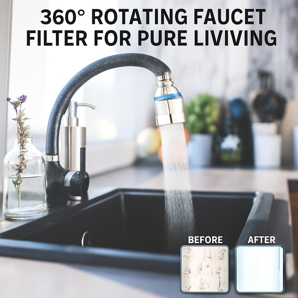 Eco-Friendly Faucet Water Filter with Adjustable Spray