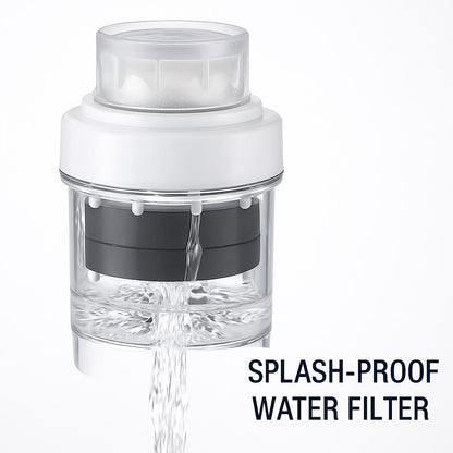 Splash-Proof Pink Faucet Nozzle Water Filter