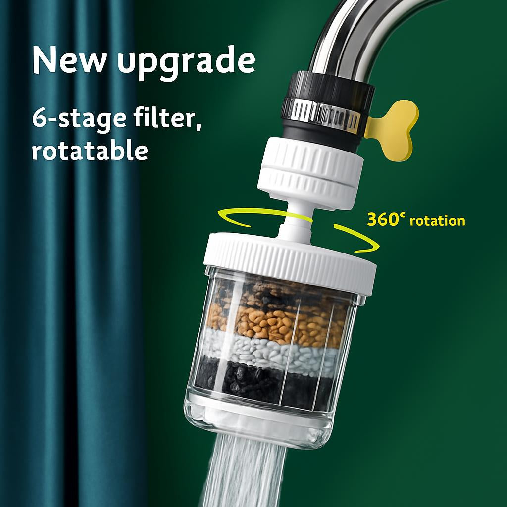 Eco-Friendly Six Layer Faucet Water Filter