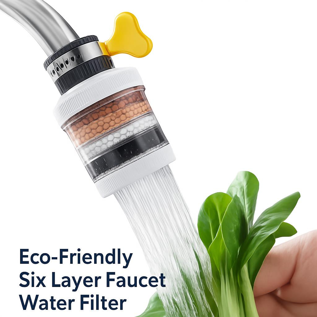 Eco-Friendly Six Layer Faucet Water Filter