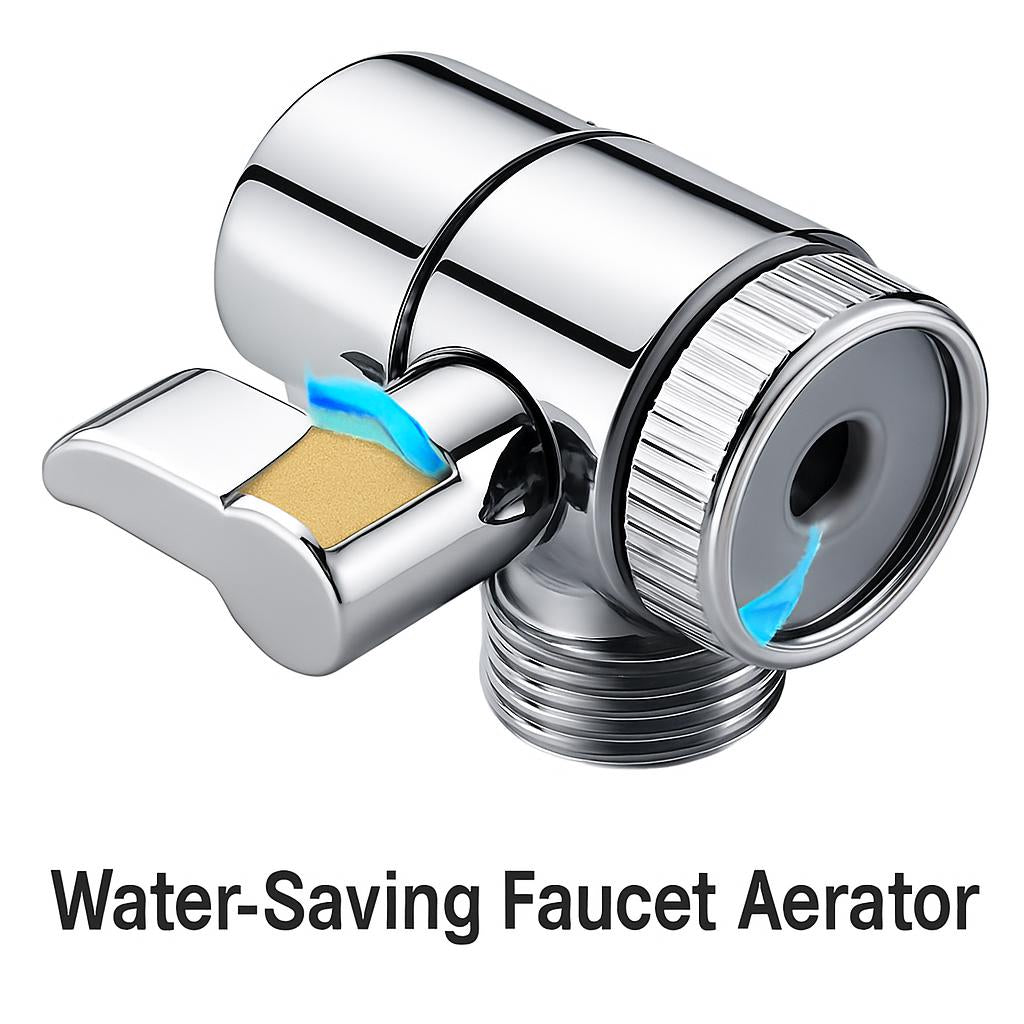 Water-Saving Faucet Aerator - Eco-Friendly, Durable, Easy Installation