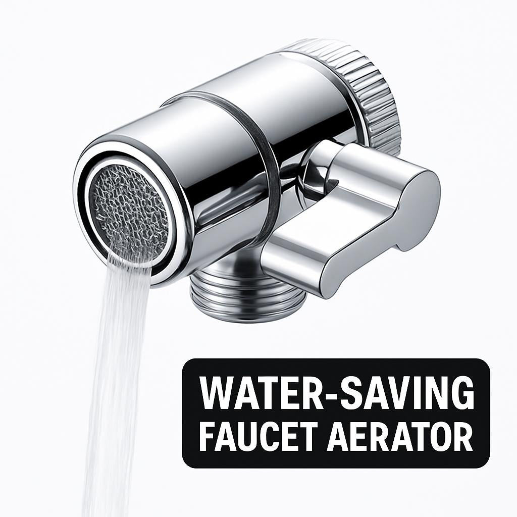 Water-Saving Faucet Aerator - Eco-Friendly, Durable, Easy Installation