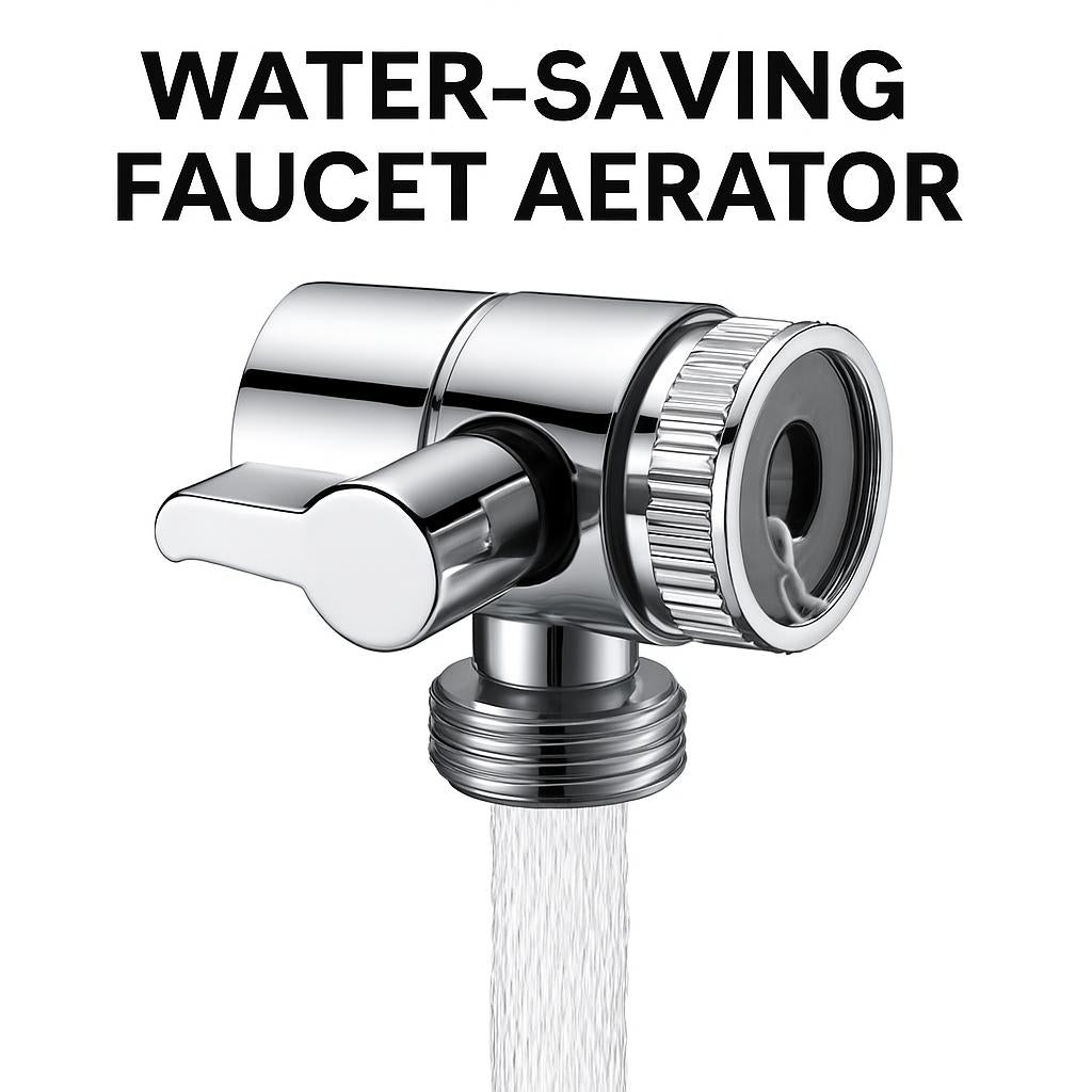 Water-Saving Faucet Aerator - Eco-Friendly, Durable, Easy Installation