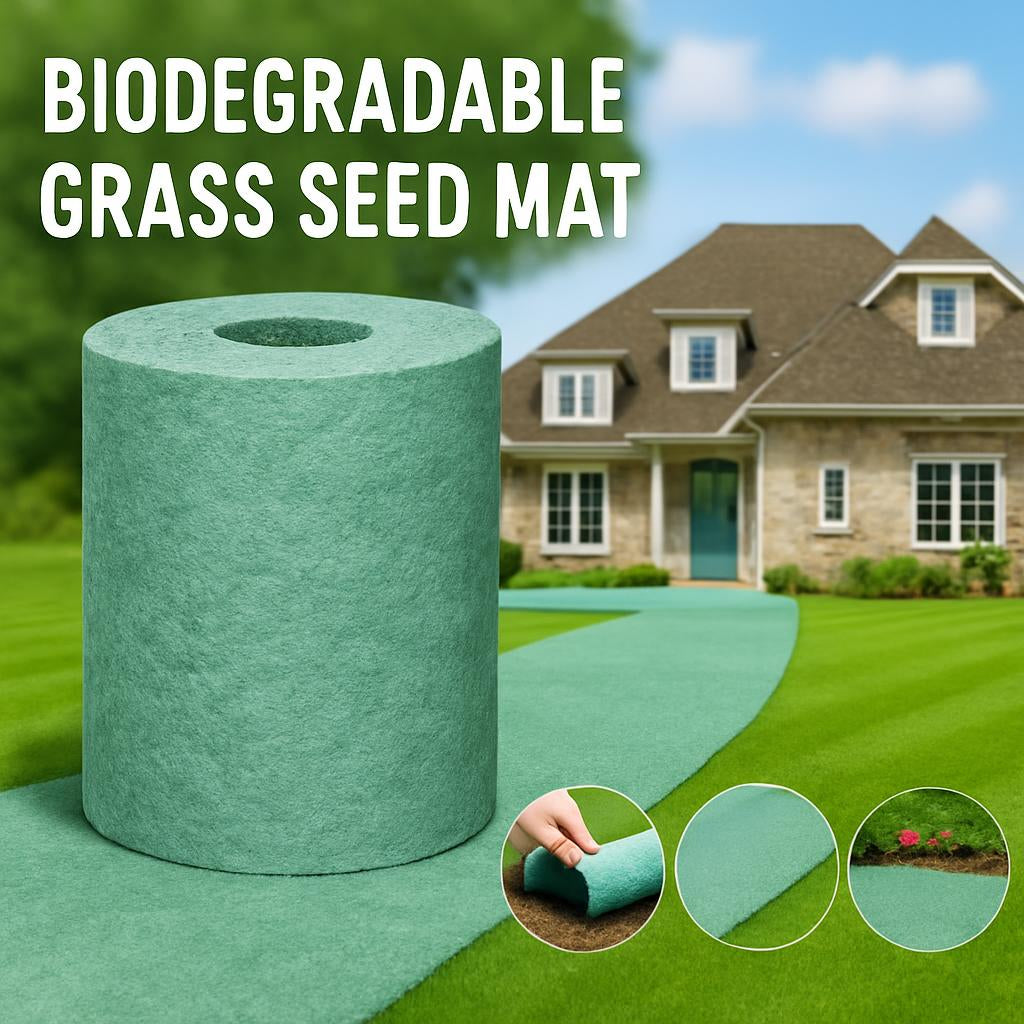 Eco-Friendly Biodegradable Grass Seed Mat for Sustainable Lawn Care