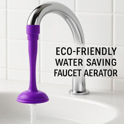 Eco-Friendly Purple Water Saving Faucet Aerator