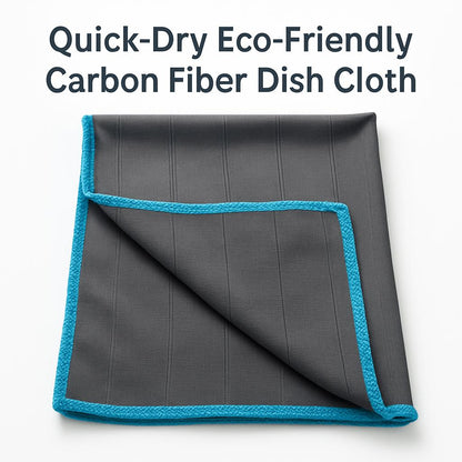 Quick-Dry Eco-Friendly Carbon Fiber Dish Cloth