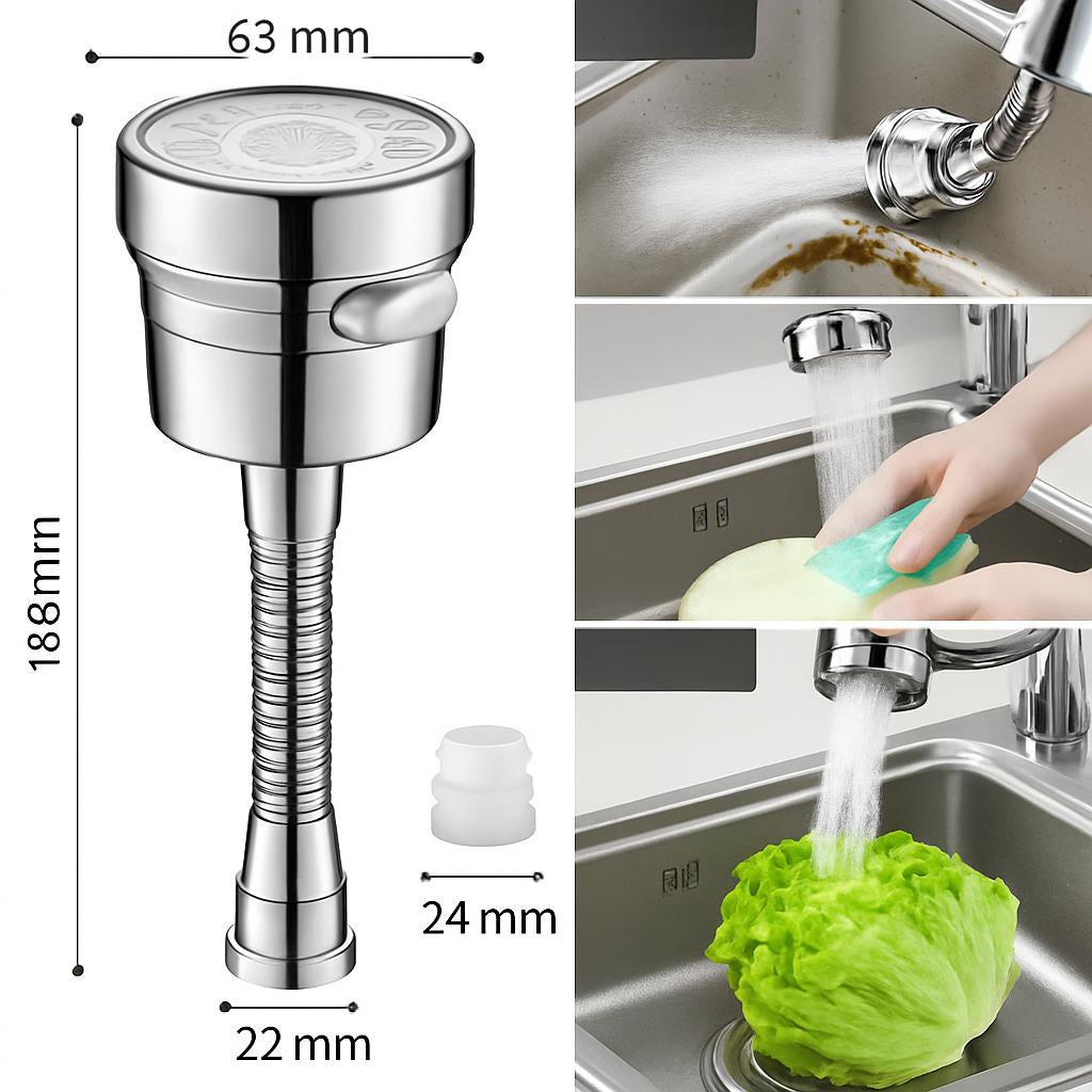 Eco-Friendly Rotatable Faucet Aerator for Water Savings