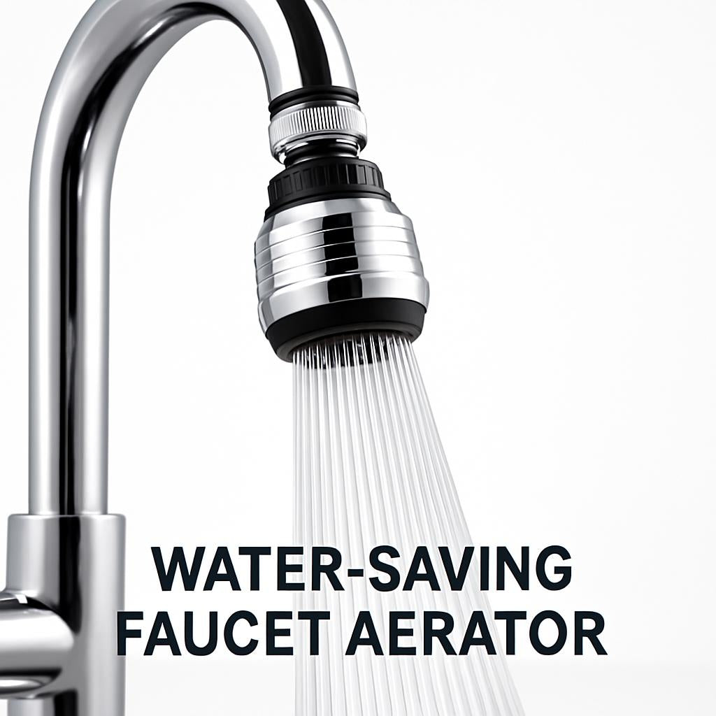 Water-Saving Faucet Aerator - Eco-Friendly, Easy Install, High Efficiency