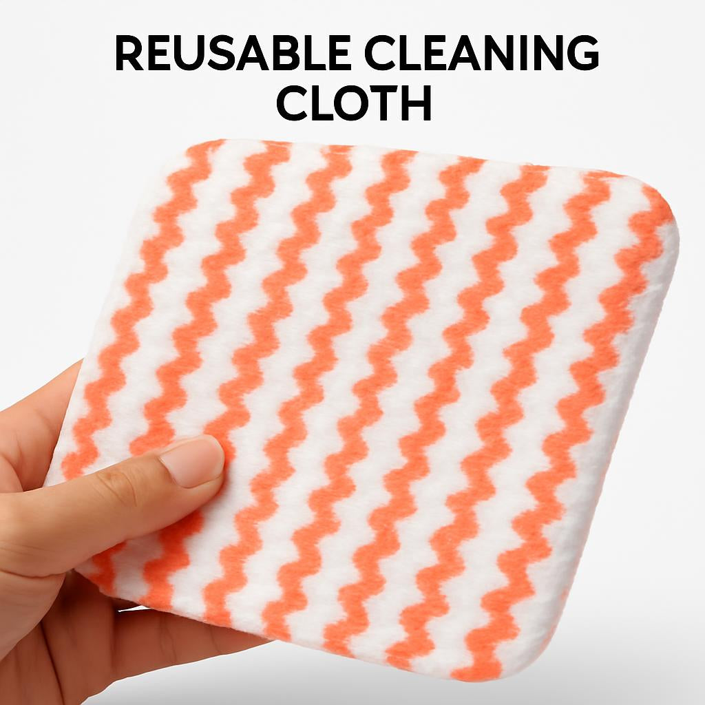 Eco-Friendly Reusable Cleaning Cloths - Sustainable, Multi-Color, Biodegradable