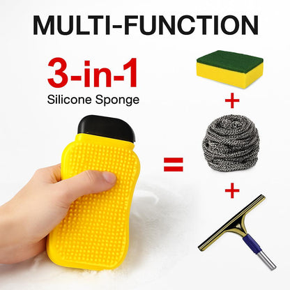 Eco-Friendly Silicone Scrubber for Sustainable Cleaning
