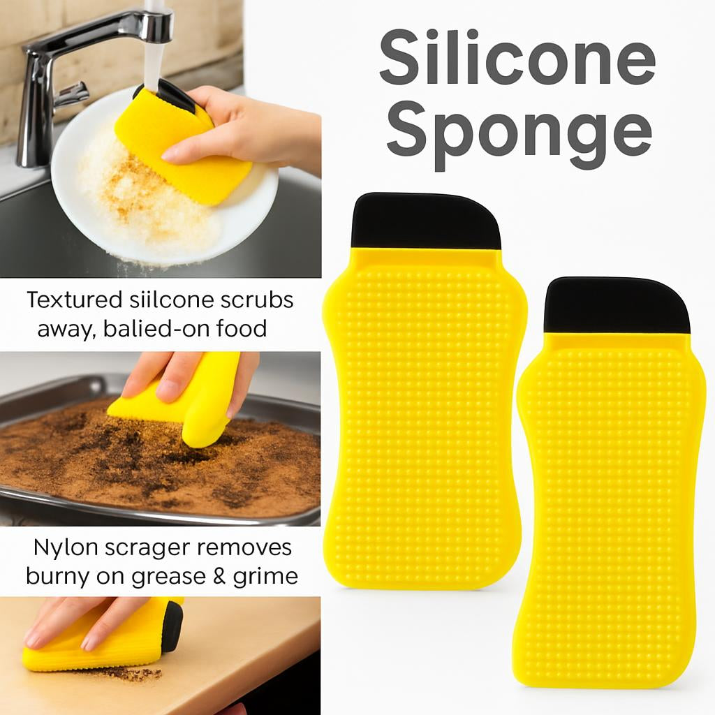 Eco-Friendly Silicone Scrubber for Sustainable Cleaning