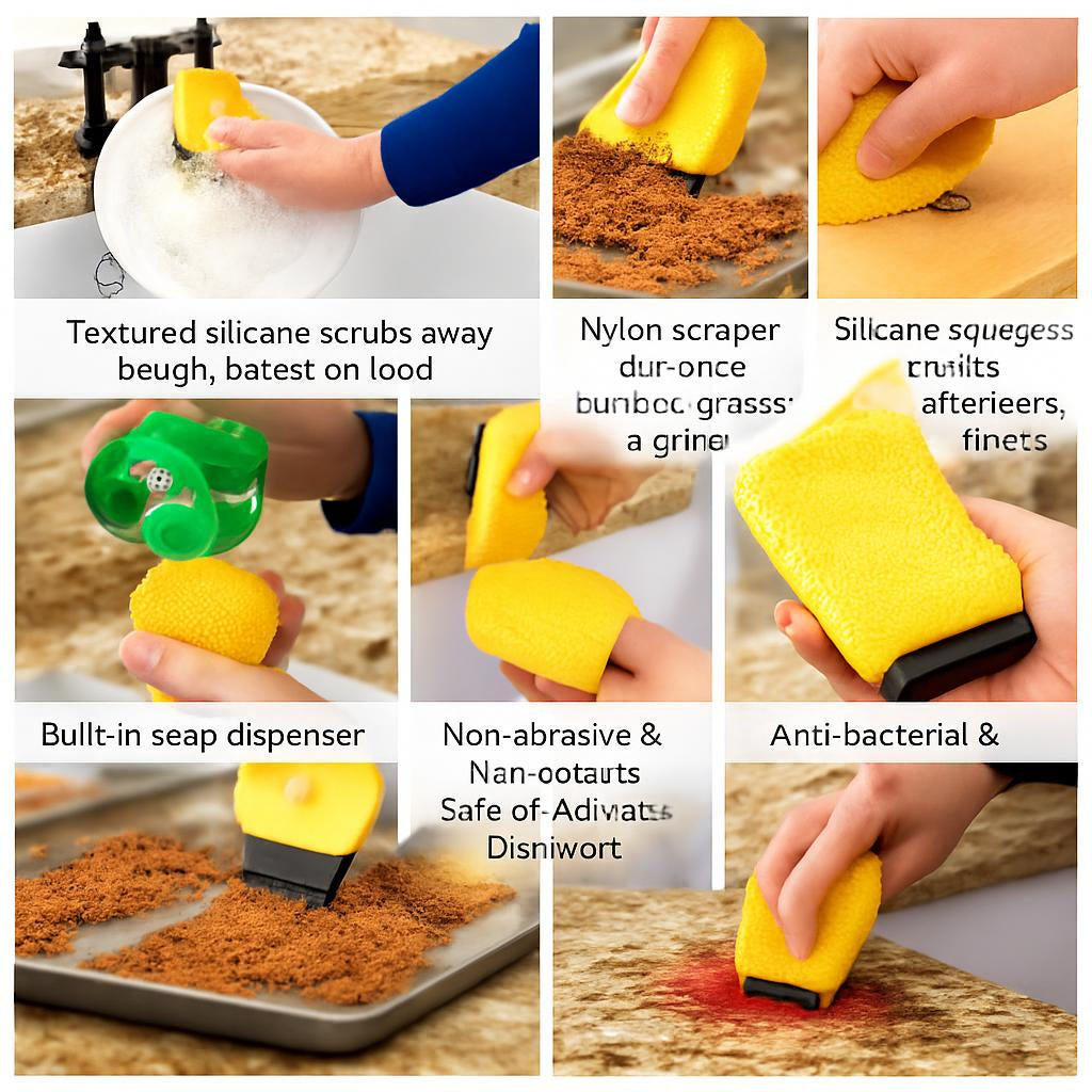 Eco-Friendly Silicone Scrubber for Sustainable Cleaning