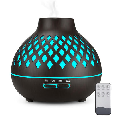 Eco-Friendly Essential Oil Diffuser with LED Light and Remote Control