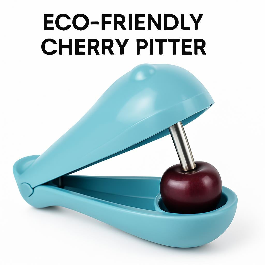 Eco-Friendly Cherry Pitter - Red Handheld Kitchen Tool