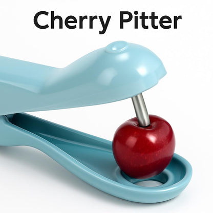 Eco-Friendly Cherry Pitter - Red Handheld Kitchen Tool