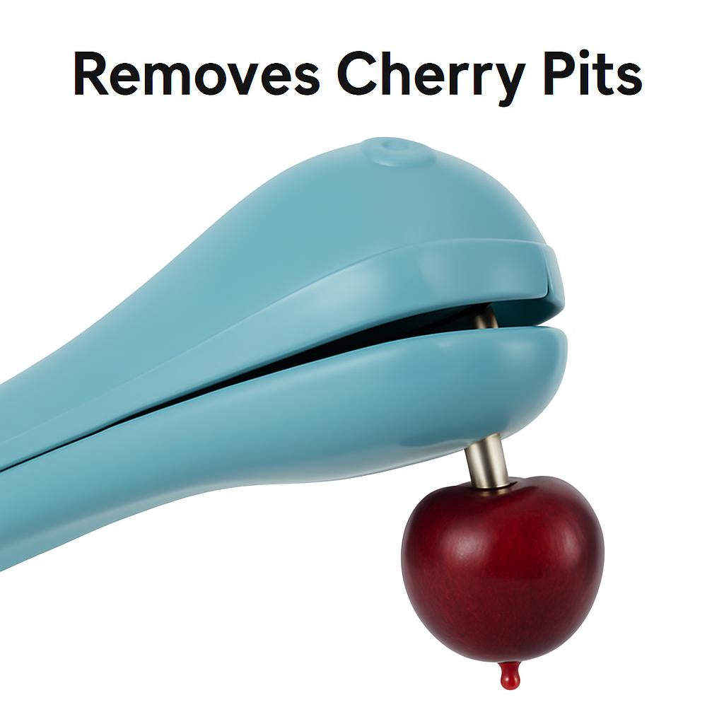 Eco-Friendly Cherry Pitter - Red Handheld Kitchen Tool