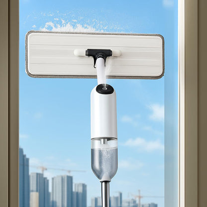Eco-Friendly Spray Mop with Reusable Microfiber Pad