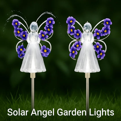 Solar Angel Garden Lights - Eco-Friendly Outdoor Décor