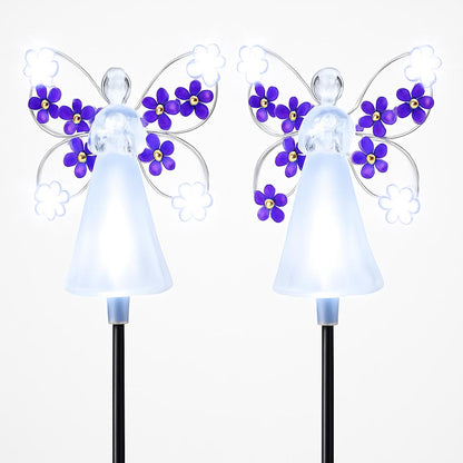 Solar Angel Garden Lights - Eco-Friendly Outdoor Décor