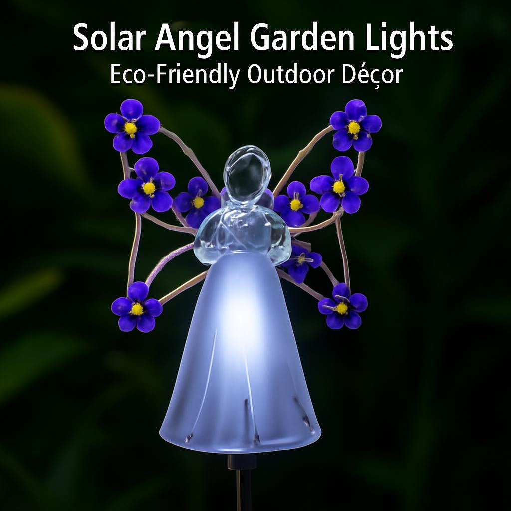 Solar Angel Garden Lights - Eco-Friendly Outdoor Décor
