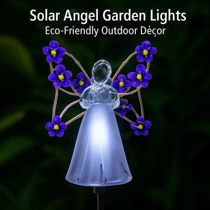 Solar Angel Garden Lights - Eco-Friendly Outdoor Décor