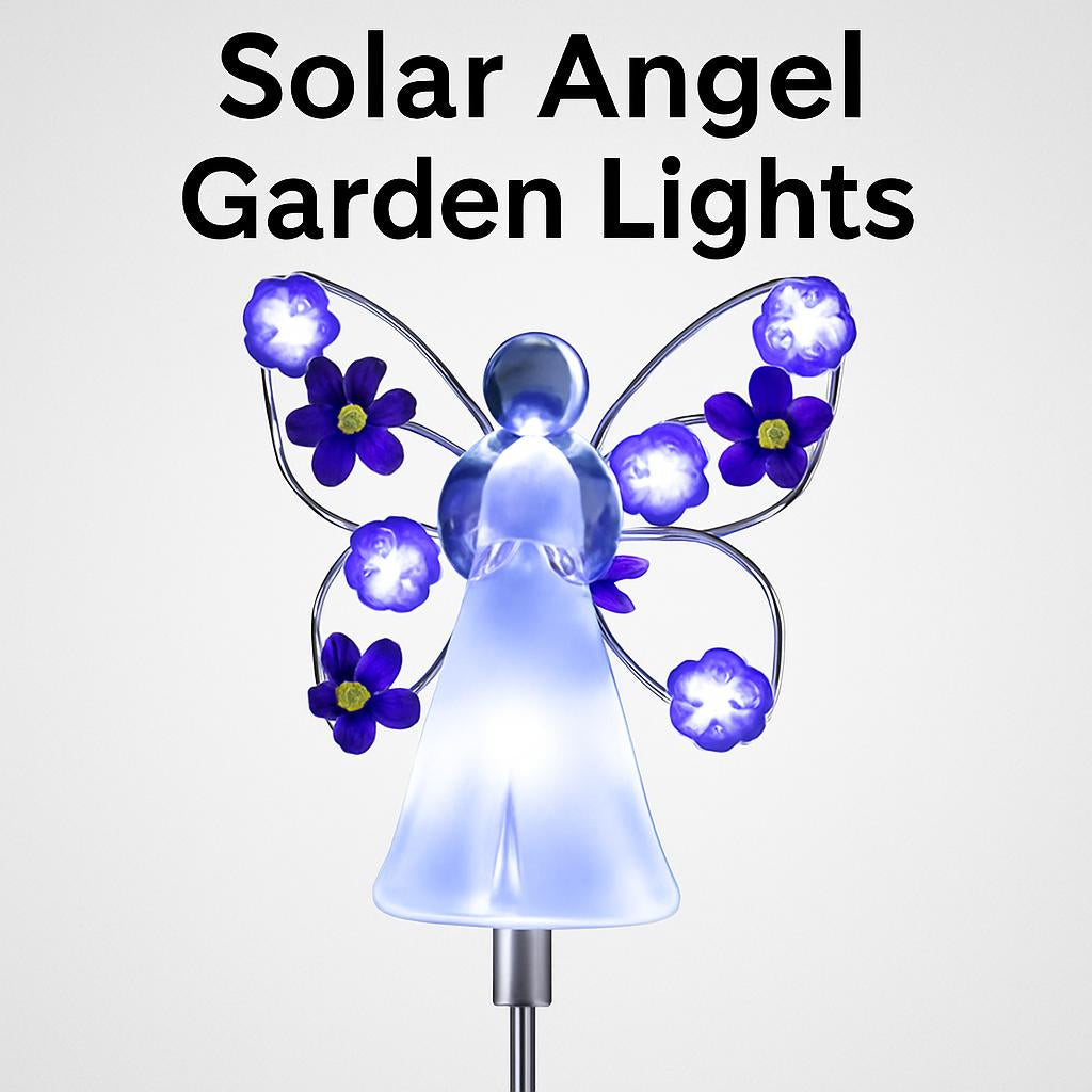 Solar Angel Garden Lights - Eco-Friendly Outdoor Décor