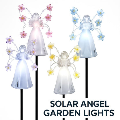 Solar Angel Garden Lights - Eco-Friendly Outdoor Décor
