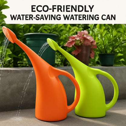 Eco-Friendly Water-Saving Watering Can - Orange & Green