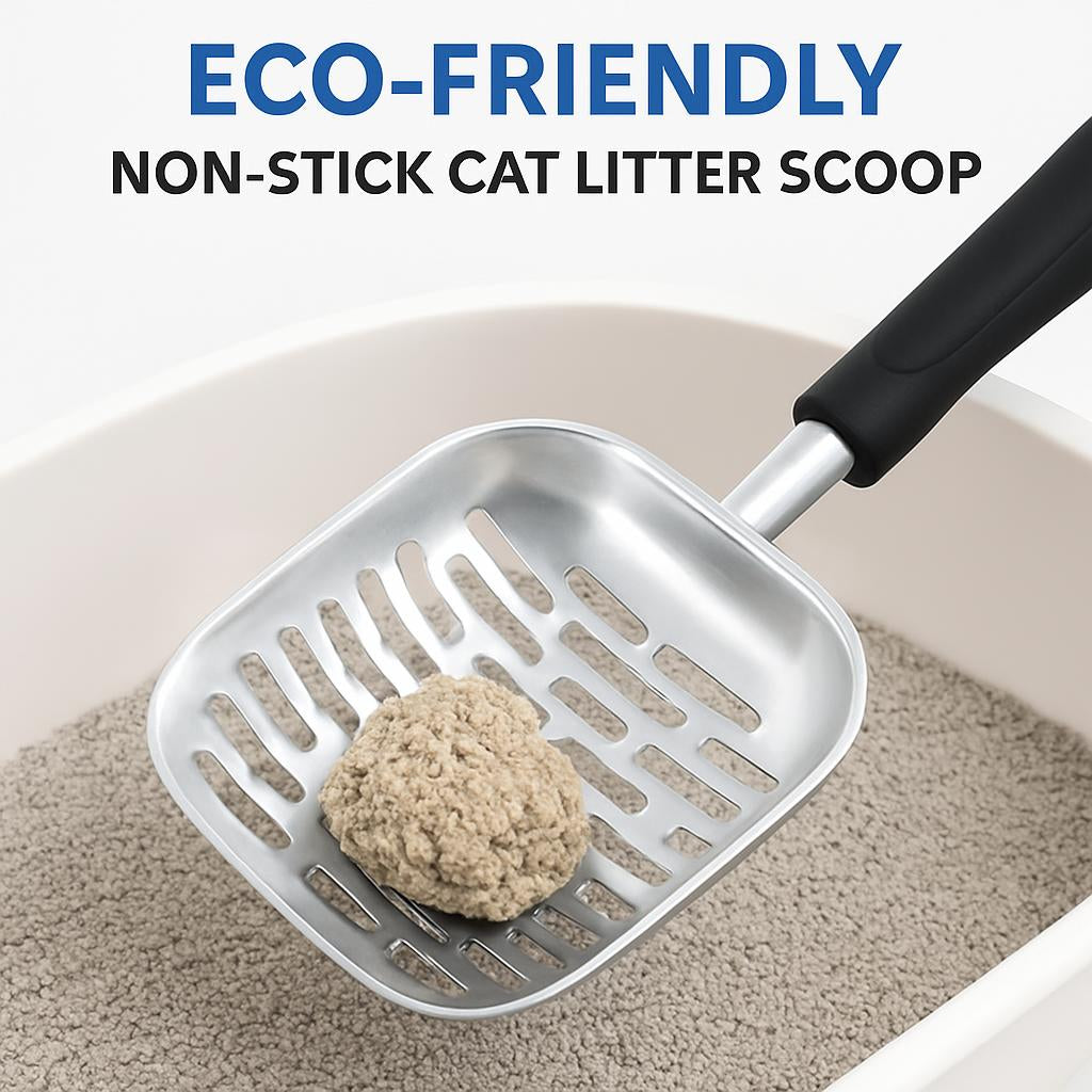Durable Metal Litter Scoop with Recyclable Design