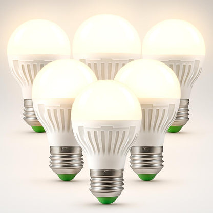 Energy-Efficient LED Light Bulbs - Long-Lasting A19 White Bulbs Set