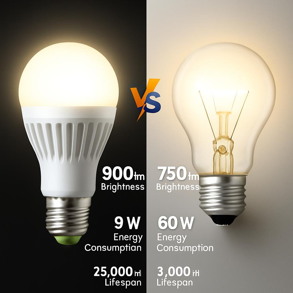 Eco-Friendly 60W Equivalent LED A15 Light Bulbs - 900 Lumens