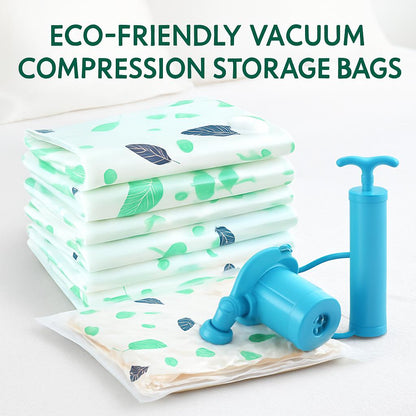 Eco-Friendly Vacuum Compression Storage Bags - Space-Saving & Durable