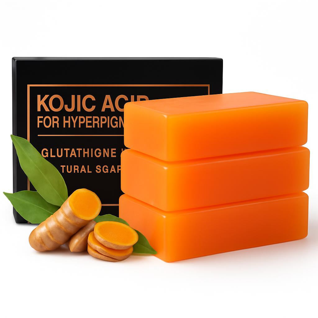 Organic Turmeric Soap Bar in Eco-Friendly Packaging