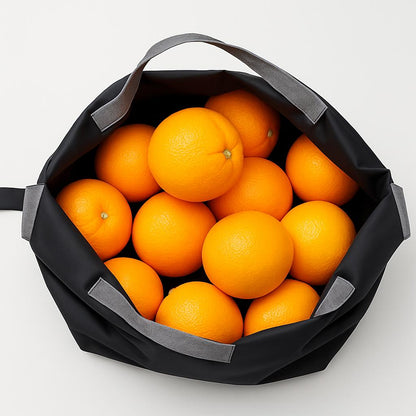 Eco-Friendly Reusable Black Shopping Bag - Sustainable Grocery Tote