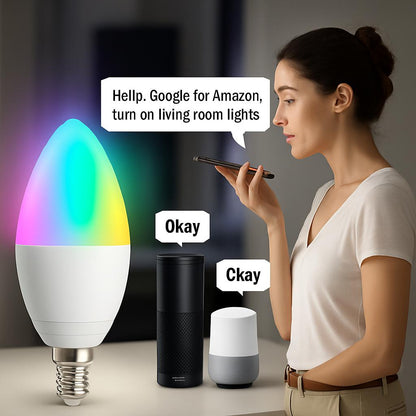 Multicolor WiFi Smart LED Candle Light