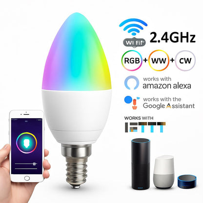 Multicolor WiFi Smart LED Candle Light